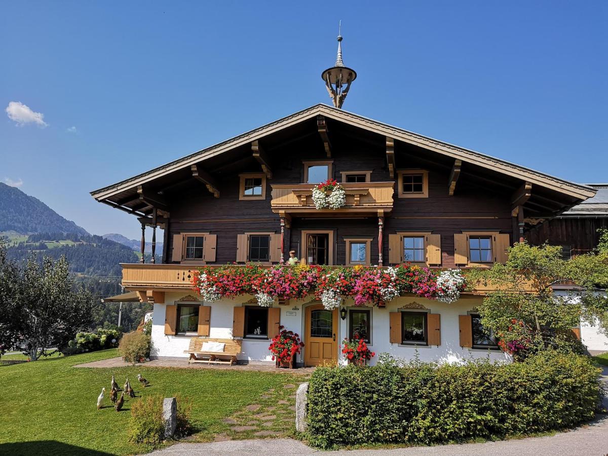 Ferienwohnung Vornbichlhof Fieberbrunn Exterior foto